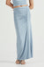PUSH PULL MAXI SKIRT | BLUE HAZE - THIRD FORM