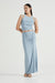 PUSH PULL MAXI SKIRT | BLUE HAZE - THIRD FORM