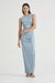 PUSH PULL MAXI SKIRT | BLUE HAZE - THIRD FORM