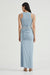 PUSH PULL MAXI SKIRT | BLUE HAZE - THIRD FORM