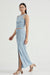 PUSH PULL MAXI SKIRT | BLUE HAZE - THIRD FORM