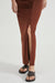 THIRD FORM PUSH PULL MAXI SKIRT | CINNAMON