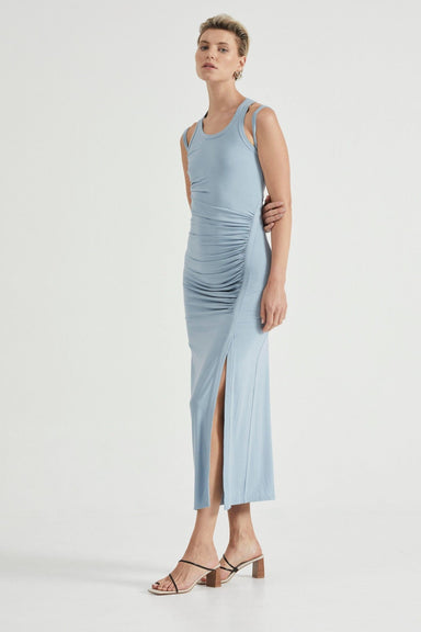 THIRD FORM PUSH PULL TANK DRESS | BLUE HAZE