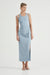 THIRD FORM PUSH PULL TANK DRESS | BLUE HAZE