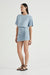THIRD FORM PUSH PULL TEE DRESS | BLUE HAZE