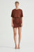 THIRD FORM PUSH PULL TEE DRESS | CINNAMON