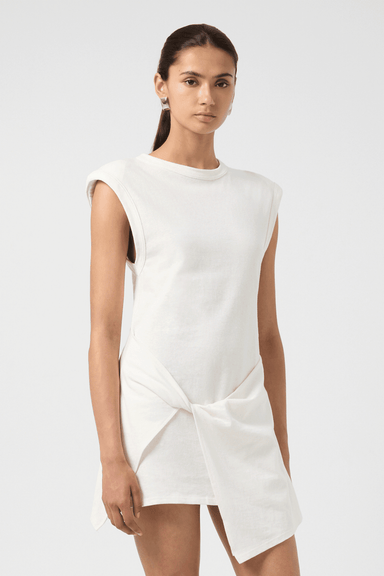REDEEM MINI DRESS | OFF WHITE - THIRD FORM