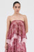 THIRD FORM REFLECT STRAPLESS TOP | MERLOT & ROSÈ