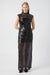 REFLECTION SEQUIN MAXI DRESS | BLACK - THIRD FORM