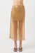 REFLECTION SEQUIN MIDI SKIRT | HONEY - THIRD FORM