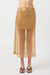 THIRD FORM REFLECTION SEQUIN MIDI SKIRT | HONEY