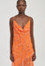 THIRD FORM REFRACT BIAS MAXI DRESS | TANGERINE