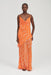 THIRD FORM REFRACT BIAS MAXI DRESS | TANGERINE