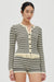 RESONANCE KNIT CARDIGAN | CREAM & COFFEE - THIRD FORM