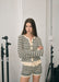 RESONANCE KNIT CARDIGAN | CREAM & COFFEE - THIRD FORM