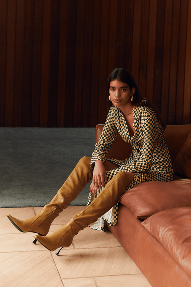 RETROSPECT MIDI SHIRT DRESS | CUBISM - THIRD FORM