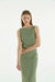 THIRD FORM RETROSPECT TUCK MAXI DRESS | CUBISM
