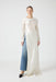 REVERY HIGH SPLIT LONG SLEEVE DRESS | CREAM - THIRD FORM