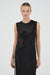 REVERY HIGH SPLIT TANK DRESS | BLACK - THIRD FORM