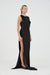 REVERY HIGH SPLIT TANK DRESS | BLACK - THIRD FORM