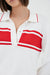 THIRD FORM REWIND KNIT LONG SLEEVE POLO | CHERRY TOMATO