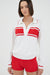 THIRD FORM REWIND KNIT LONG SLEEVE POLO | CHERRY TOMATO