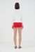 THIRD FORM REWIND KNIT LONG SLEEVE POLO | CHERRY TOMATO