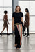 RHYTHM KNIT WRAP SKIRT | MIRAGE STRIPE - THIRD FORM