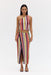 THIRD FORM RHYTHM KNIT WRAP SKIRT | MIRAGE STRIPE