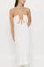 THIRD FORM RIP TIDE MIDI SLIP DRESS | OFF WHITE