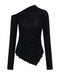ROLLING STONE LONG SLEEVE TOP | BLACK - THIRD FORM