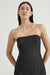 THIRD FORM ROLLING WAVE STRAPLESS MINI | BLACK