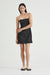 THIRD FORM ROLLING WAVE STRAPLESS MINI | BLACK