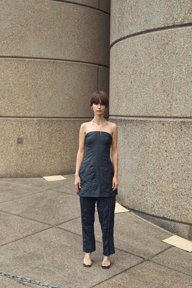 ROLLING WAVE TROUSERS | BLACK - THIRD FORM