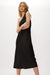 THIRD FORM RUNNING WATER BIAS ONE SHOULDER SLIP | BLACK