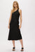 THIRD FORM RUNNING WATER BIAS ONE SHOULDER SLIP | BLACK