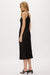 THIRD FORM RUNNING WATER BIAS ONE SHOULDER SLIP | BLACK