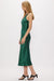 THIRD FORM RUNNING WATER BIAS ONE SHOULDER SLIP | EMERALD