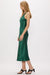 THIRD FORM RUNNING WATER BIAS ONE SHOULDER SLIP | EMERALD