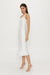 THIRD FORM RUNNING WATER BIAS ONE SHOULDER SLIP | WHITE