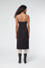 SABLE MIDI DRESS | BLACK - THIRD FORM