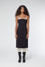 SABLE MIDI DRESS | BLACK - THIRD FORM