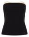 SABLE STRAPLESS BODICE | BLACK - THIRD FORM