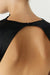 SATIN BIAS COWL BACK MAXI | BLACK - THIRD FORM