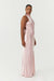 SATIN BIAS COWL BACK MAXI | FAIRY FLOSS - THIRD FORM