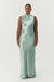 THIRD FORM SATIN BIAS COWL BACK MAXI | WAVE