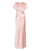 SATIN BIAS MAXI TEE DRESS | FAIRY FLOSS - THIRD FORM