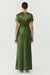 SATIN BIAS MAXI TEE DRESS | OLIVE - THIRD FORM