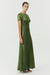 SATIN BIAS MAXI TEE DRESS | OLIVE - THIRD FORM