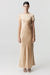 THIRD FORM SATIN BIAS MAXI TEE DRESS | SAND